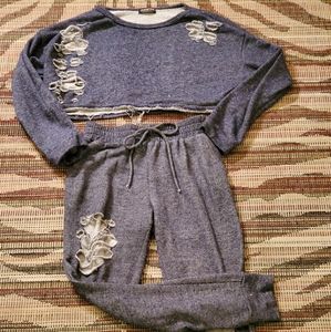 Savage Mode - Navy Two piece set